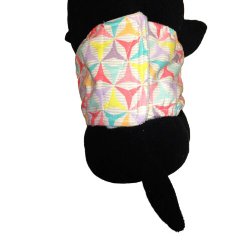 pastel pinwheel belly band - model 2 pastel pinwheel belly band - model 2