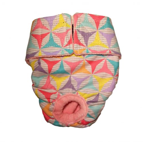 pastel pinwheel diaper