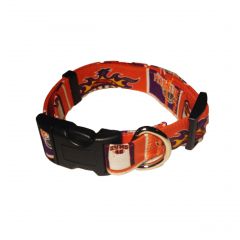 Dog Collar made from Phoenix Fire Fabric