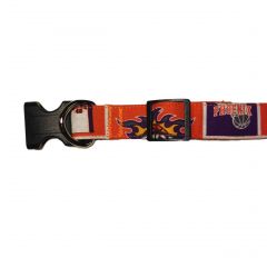 Dog Collar made from Phoenix Fire Fabric
