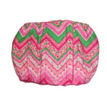 Pink Flower Chevron  Dog Belly Band