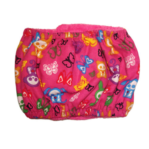 pink skelanimals butterfly belly band - back pink skelanimals butterfly belly band - back