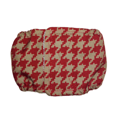 red hounstooth belly band red hounstooth belly band