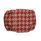 red hounstooth belly band