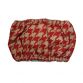 red hounstooth belly band - back