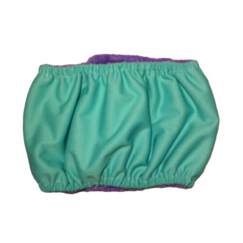 teal PUL belly band - back teal PUL belly band - back