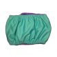 teal PUL belly band - back
