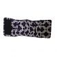white square chains on navy blue belly band - full