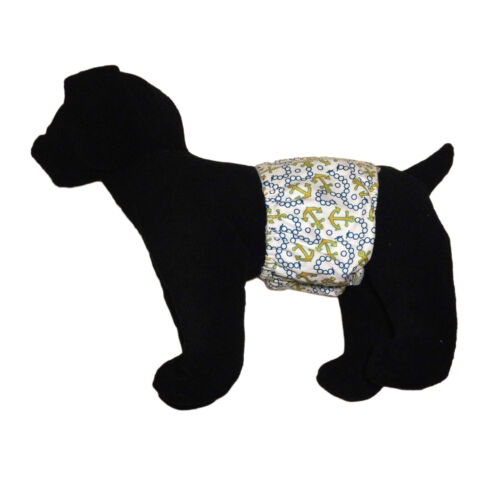 yellow anchor on white belly band - model 1 yellow anchor on white belly band - model 1