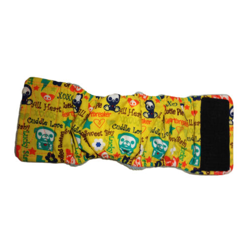 yellow skelanimals cuddle love belly band - full yellow skelanimals cuddle love belly band - full