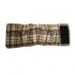 brown plaid belly band - full