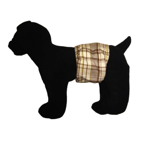 brown plaid belly band - model 1 brown plaid belly band - model 1