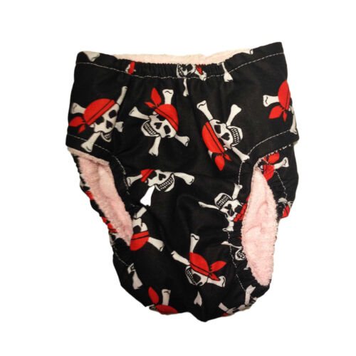crossbones diaper - back crossbones diaper - back