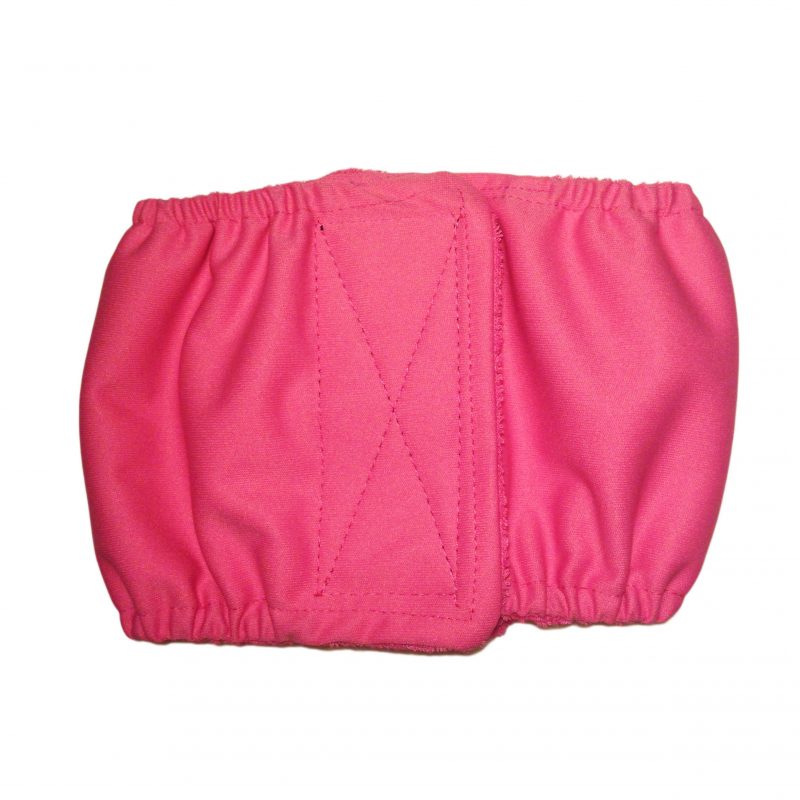 Solid Pink    Dog Belly Band Male Wrap