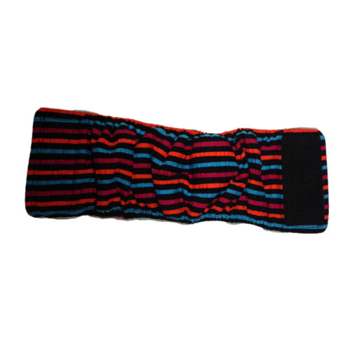 stripes on black belly band - full stripes on black belly band - full