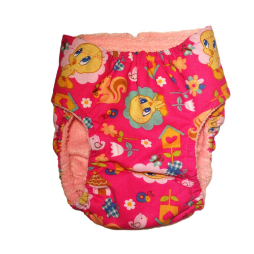 tweety bird on pink diaper - back tweety bird on pink diaper - back