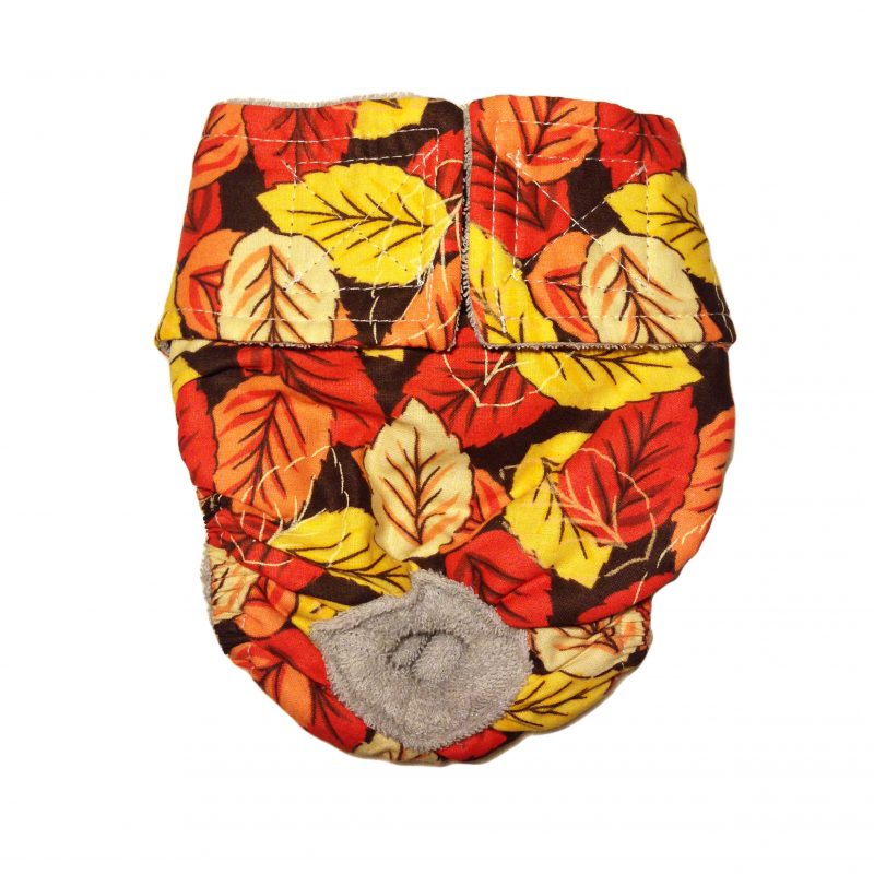 Fall Leaves Cat Diaper