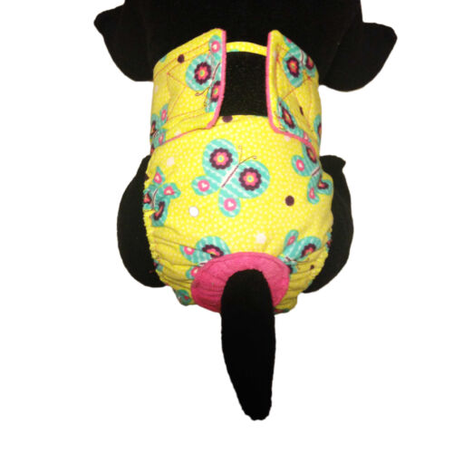 butterfly flower on yellow diaper - model 2 butterfly flower on yellow diaper - model 2