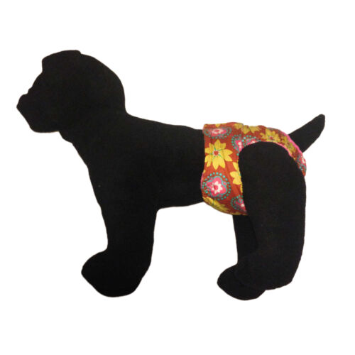 forever flower on orange diaper - model 1 forever flower on orange diaper - model 1