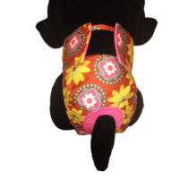 forever flower on orange diaper – model 2