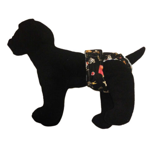 good doggie on black diaper - model 1 good doggie on black diaper - model 1