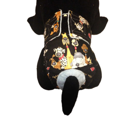 good doggie on black diaper - model 2 good doggie on black diaper - model 2