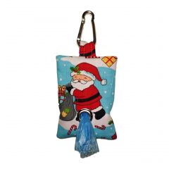 Christmas Santa Claus Dog Poop Bag Dispenser