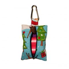 Christmas Santa Claus Dog Poop Bag Dispenser