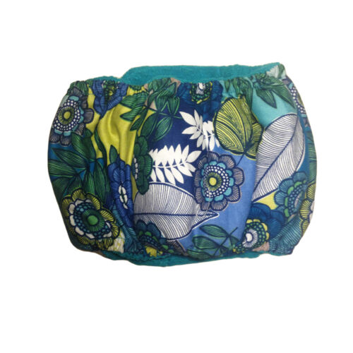 blue flower blossom belly band - back blue flower blossom belly band - back