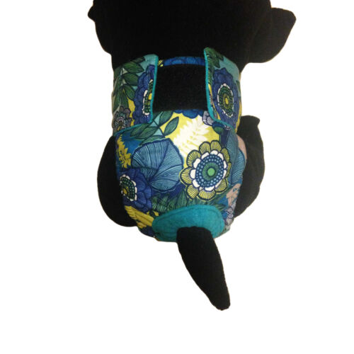 blue flower blossom diaper - model 2 blue flower blossom diaper - model 2