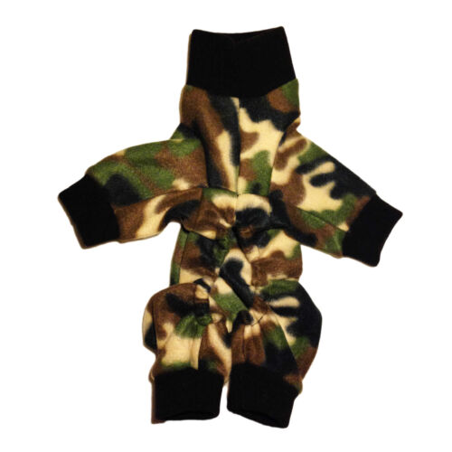 camo dog pajama - back camo dog pajama - back