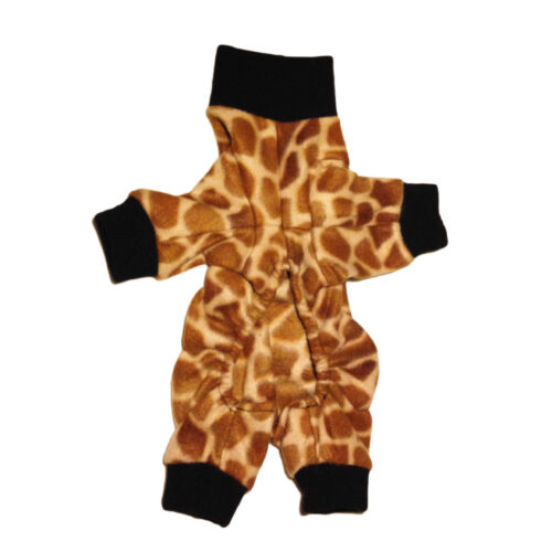 giraffe dog pajama - back giraffe dog pajama - back