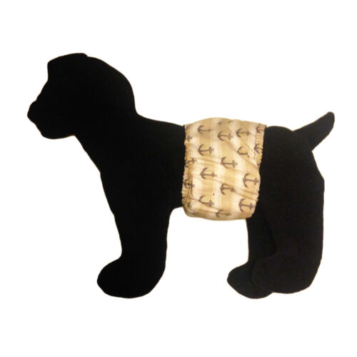 gray anchor on beige belly band - model 1 gray anchor on beige belly band - model 1