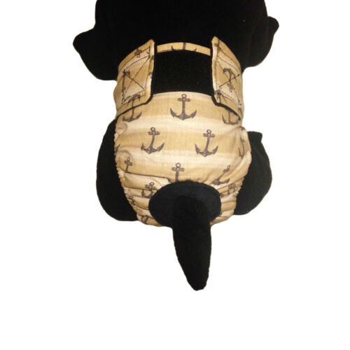 gray anchor on beige diaper - model 2 gray anchor on beige diaper - model 2