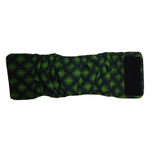 green double dots belly band - full