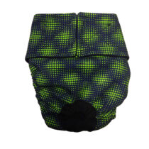 Green Double Dots Water-Resistant Premium Waterproof Dog Diaper