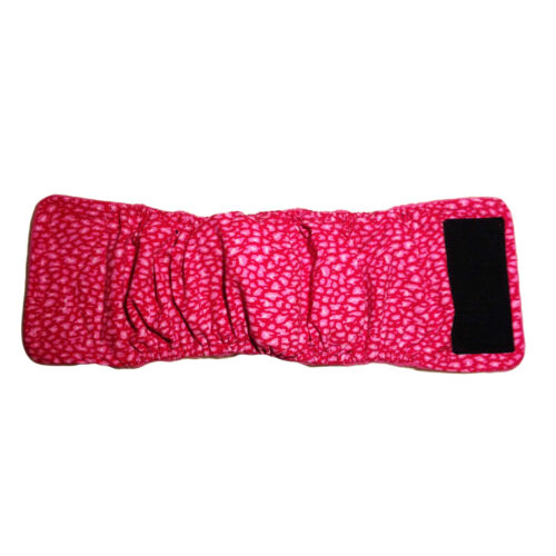 pink leopard belly band - open pink leopard belly band - open