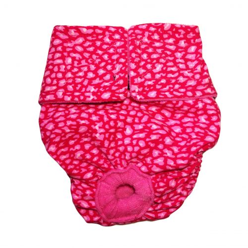 pink leopard diaper