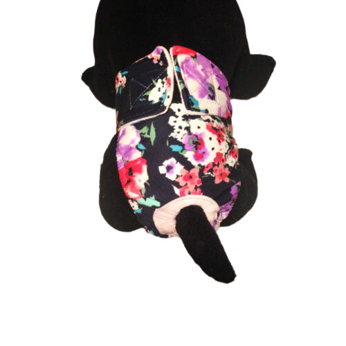 stylish flower on black diaper - model 2 stylish flower on black diaper - model 2