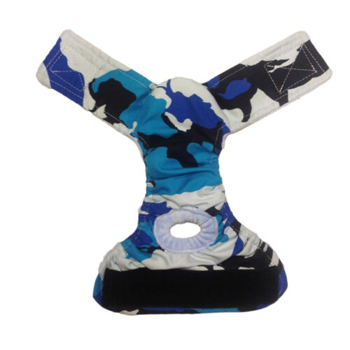 aqua camo diaper - open aqua camo diaper - open