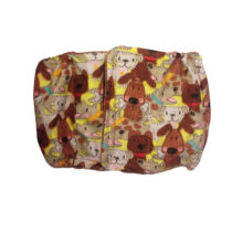 Brown Doggie with Bones Dog Belly Band