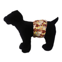 brown doggie with bones belly band – model 1