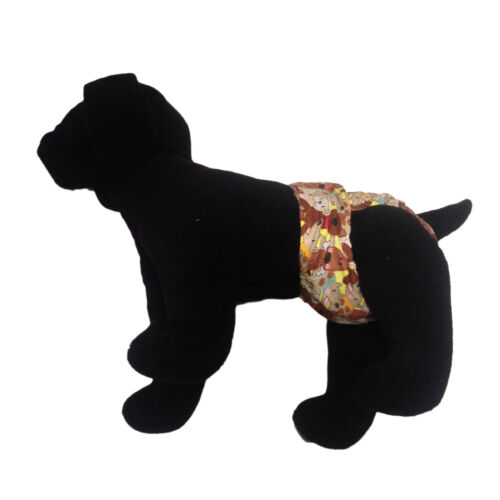 brown doggie with bones diaper - model 1 brown doggie with bones diaper - model 1