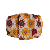 Forever Flower on White  Dog Belly Band