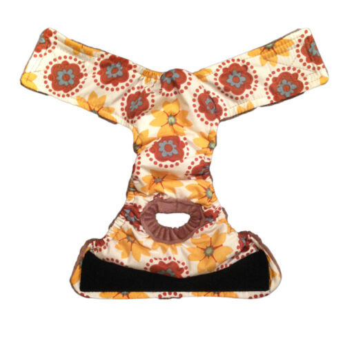 forever flower on white diaper - open forever flower on white diaper - open