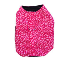 Pink Leopard Dog Harness Vest