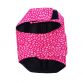 hot pink leopard harness - back
