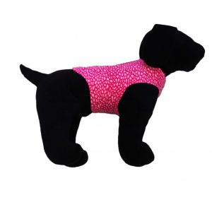 Pink Leopard Dog Harness Vest