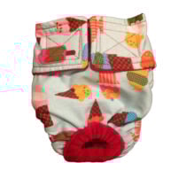 Summer Ice Cream Premium Waterproof Dog Diaper