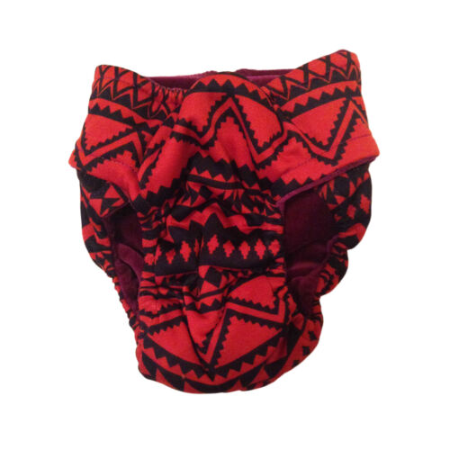 red and black southwest diaper - back red and black southwest diaper - back